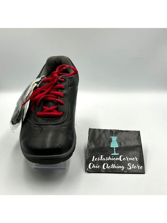 NWT True Linkswear Men\'s Black Leather Proto Lace-Up Golf Shoes Size 8.5 3569 main image 3